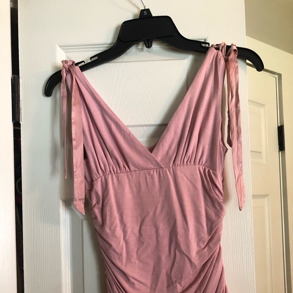 Bebe size small lilac tank top with ties - Picture 2 of 3